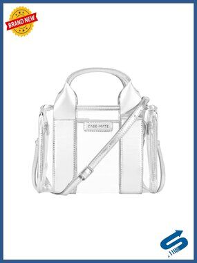 Jelly Stadium Bag - Clear Tote with Crossbody Strap - Water-Resistant Handbag